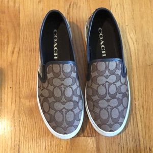 Coach slip ons size 10